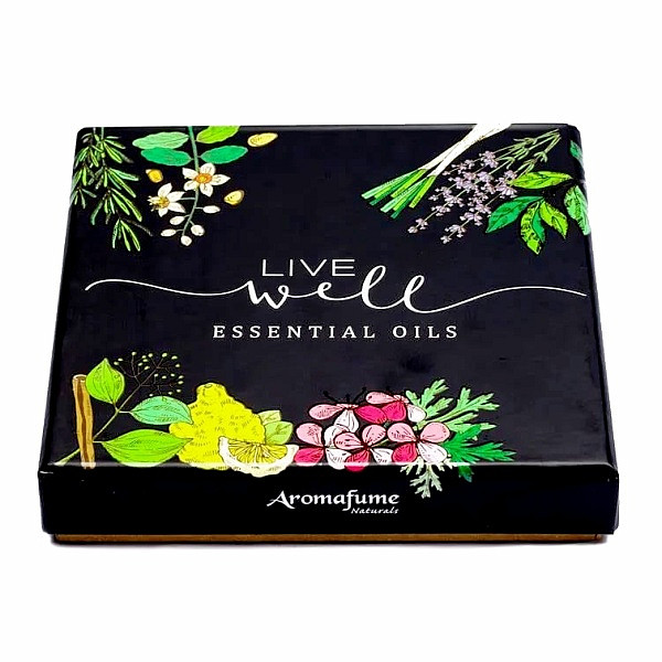 Aromafume Live well sada 8 esenciálních olejů - 8 x 10 ml