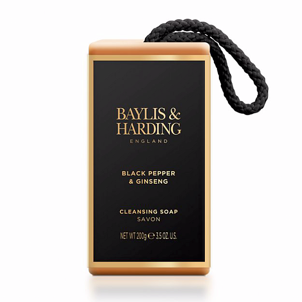 Baylis and Harding Mýdlo na šňůrce Signature Men's Black Pepper and Ginseng