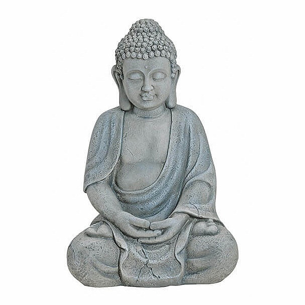 Buddha meditující japonská soška polyresin 31 cm - 31 cm