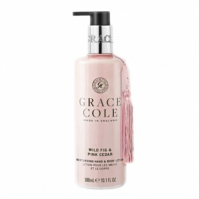 Grace Cole Mléko na ruce a tělo - Wild Fig and Pink cedar