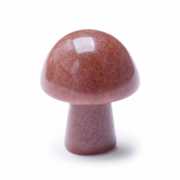 Gua sha na tvář z jahodového křišťálu Mushroom - cca 2 cm