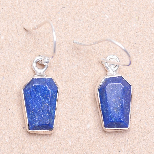 Lapis Lazuli náušnice stříbro Ag 925 80014 - 1