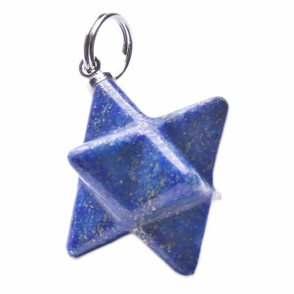 Lapis Lazuli přívěsek Merkaba hvězda - cca 2