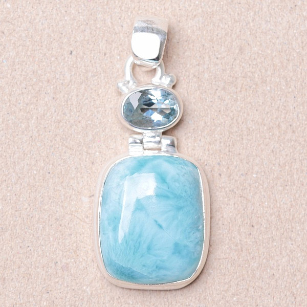 Larimar přívěsek stříbro Ag 925 24494 - 2