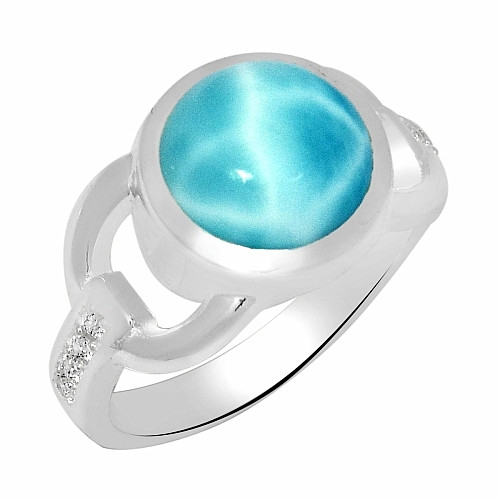 Larimar prsten stříbro LD 08 Ag 925 - 54 mm (US 7)