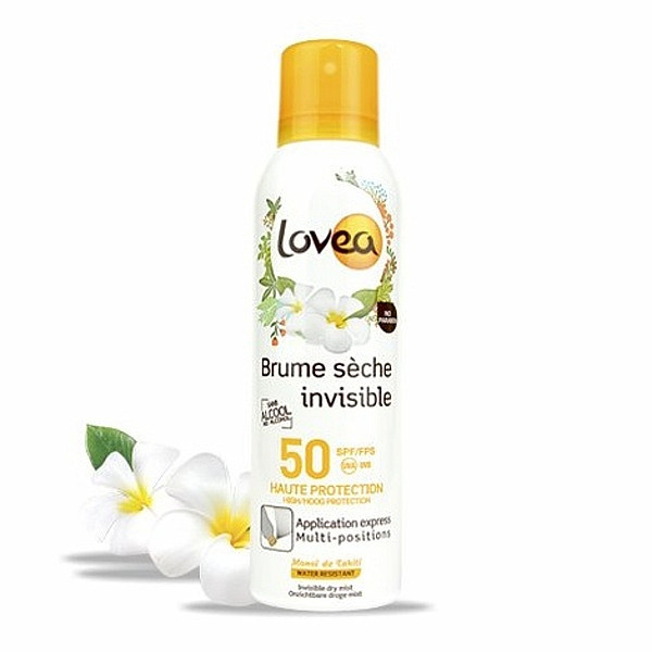 Lovea Voděodolný ochranný sprej na opalování SPF 50