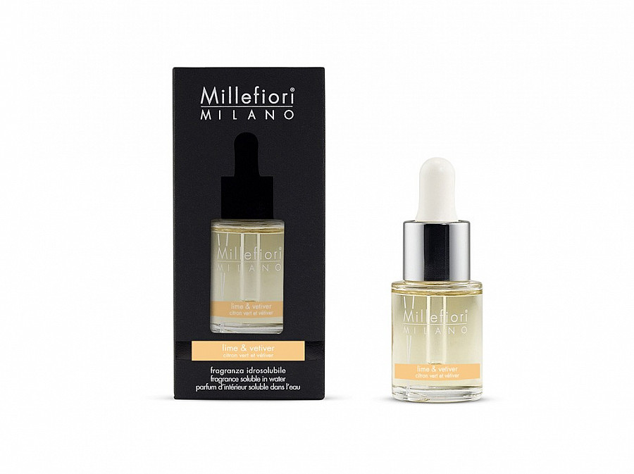 Millefiori Natural Lime and Vetiver aroma olej 15 ml - 15 ml