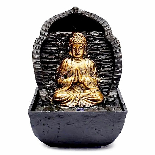 Pokojová fontána Modlící se Buddha - cca 20 cm