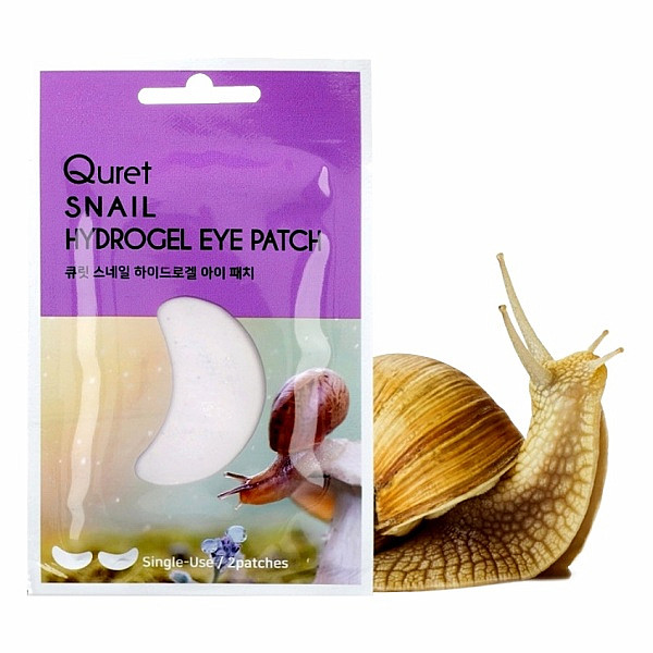 Quret Hydrogelové polštářky pod oči - Snail