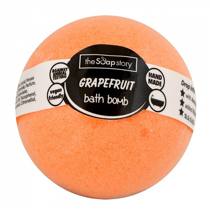 The Soap Story Grepefruit šumivá bomba s vůní grepu 120 g - 120 g