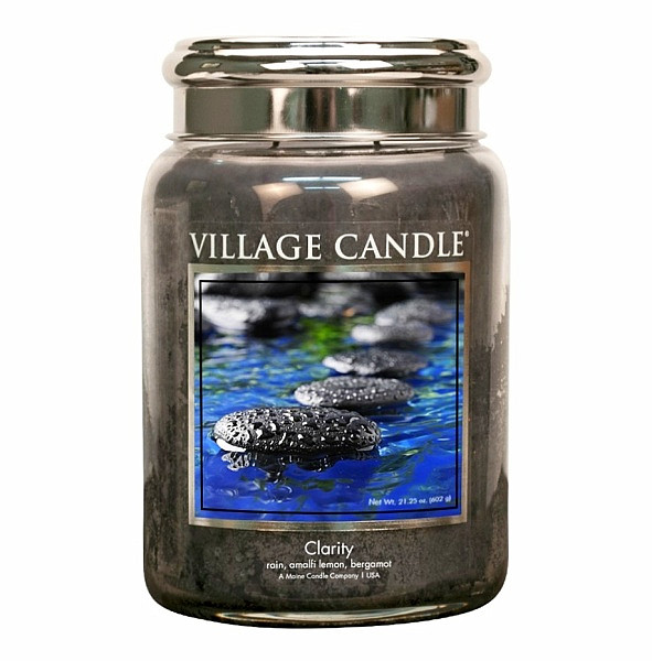 Village candle Clarity vonná svíčka ve skle 602 g - cca 602 g