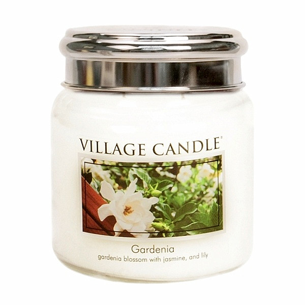 Village candle Gardénie - Gardenia vonná svíčka ve skle 390 g - cca 390 g