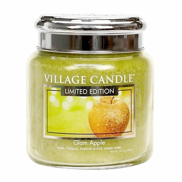 Village candle Glam apple vonná svíčka ve skle 390 g - cca 390 g