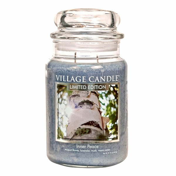 Village candle Inner peace - vnitřní klid vonná svíčka ve skle 602 g - cca 602 g