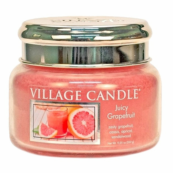 Village candle Juicy grapefruit vonná svíčka ve skle 262 g - cca 262 g