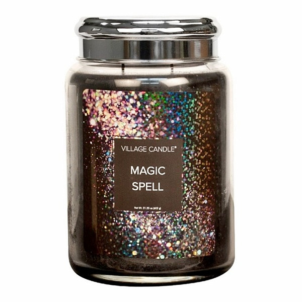 Village candle Magic spell - kouzlo vonná svíčka ve skle 602 g - cca 602 g