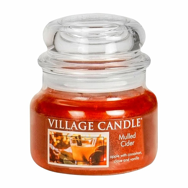 Village candle Mulled cider - svařený jablečný mošt vonná svíčka ve skle 262 g - cca 390 g