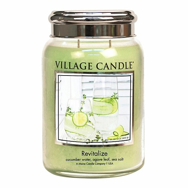 Village candle Revitalize vonná svíčka ve skle 602 g - cca 602 g