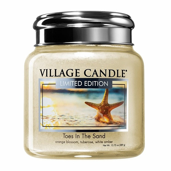 Village candle Toes in the sand vonná svíčka ve skle 390 g - cca 390 g