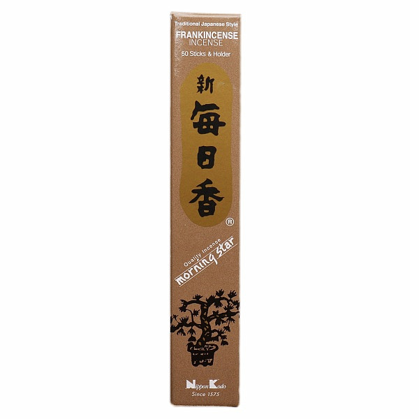 Vonné tyčinky Nippon Kodo Morning star frankincense - 50 tyčinek