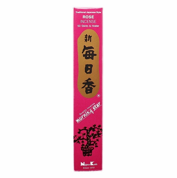 Vonné tyčinky Nippon Kodo Morning star rose - 50 tyčinek