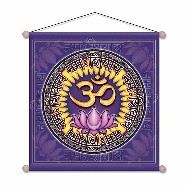 Závěsný látkový obraz Óm Namo Shivaya - 37