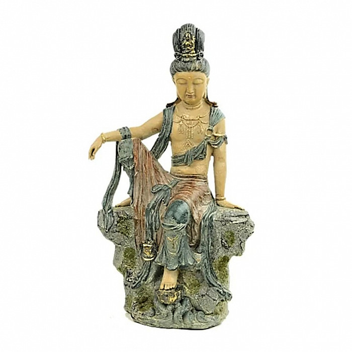 Feng Shui Kuan Jin kolorovaná soška 40 cm - cca 40 cm