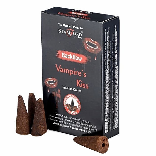 Vonné kužely Stamford pro tekoucí dým Vampire's Kiss - 12 ks