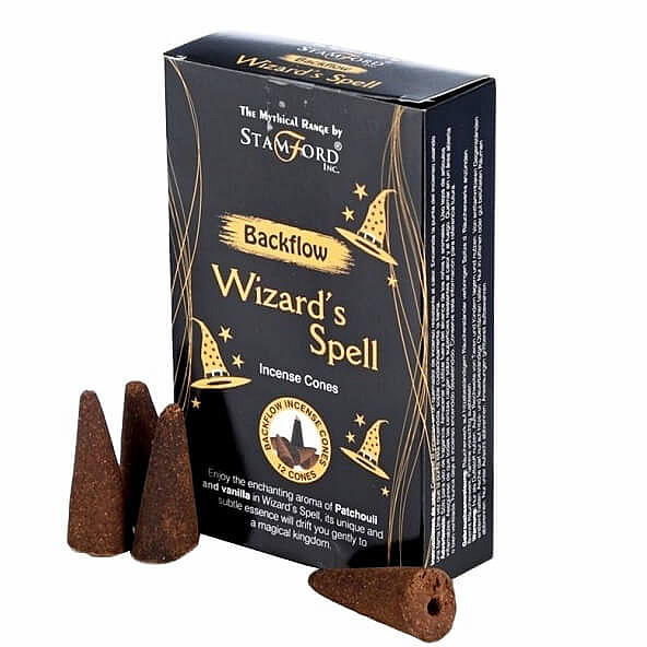 Vonné kužely Stamford pro tekoucí dým Wizard's Spell - 12 ks