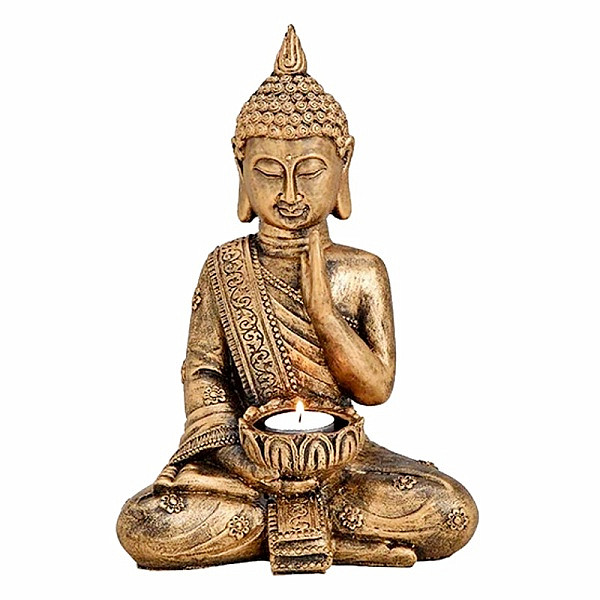 Buddha thajská soška se stojánkem na čajovou svíčku 30 cm - 30 cm