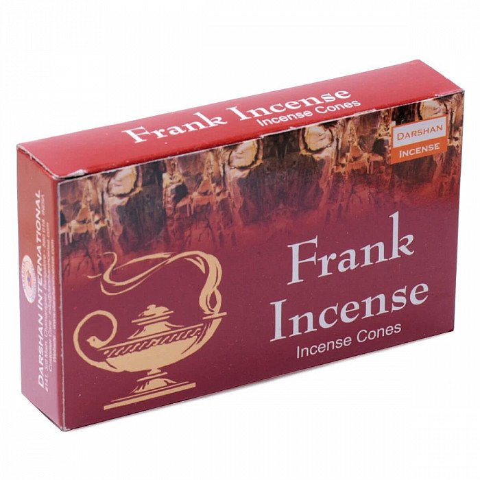 Vonné kužely Darshan Frank Incense - 10 ks