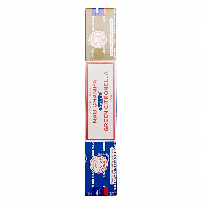 Vonné tyčinky Satya Nag Champa and Citronella - 2 x 8 g