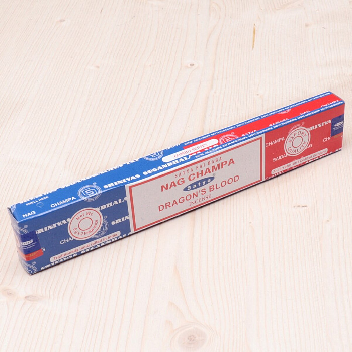 Vonné tyčinky Satya Nag Champa and Dragon's blood - 2 x 8 g