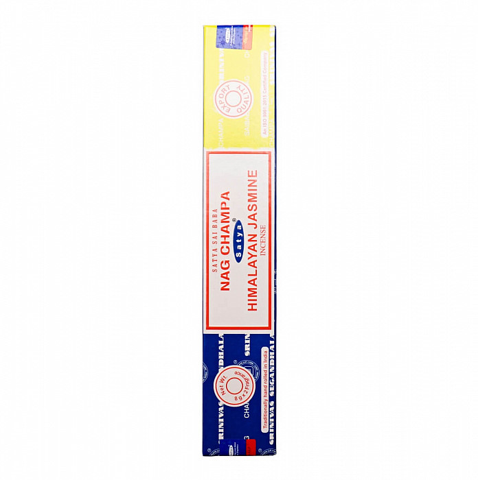 Vonné tyčinky Satya Nag Champa and Himalayan jasmine - 2 x 8 g