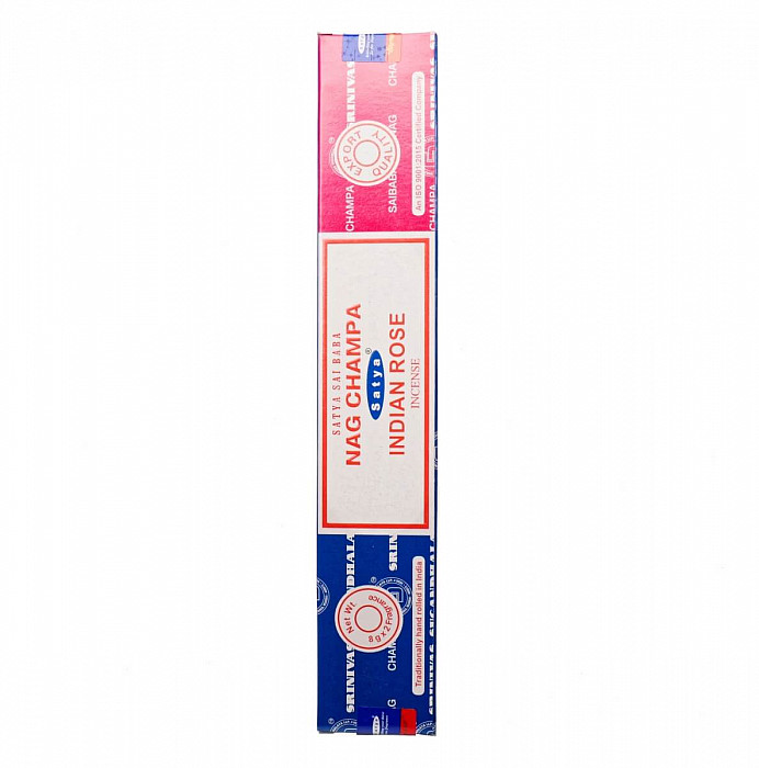 Vonné tyčinky Satya Nag Champa and Indian rose - 2 x 8 g