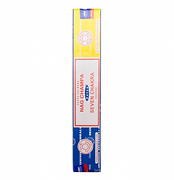 Vonné tyčinky Satya Nag Champa and Seven chakra - 2 x 8 g