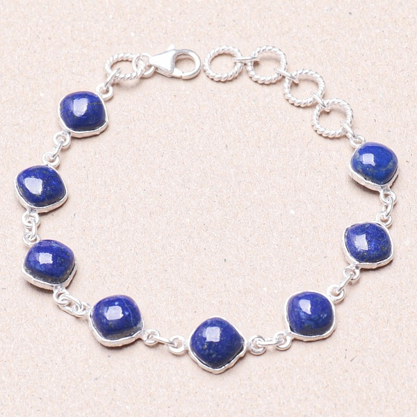 Lapis Lazuli náramek stříbro Ag 925 58948 - 16