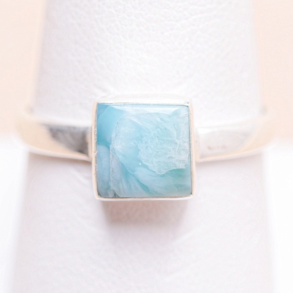 Larimar prsten stříbro Ag 925 25208 - 58 mm (US 8