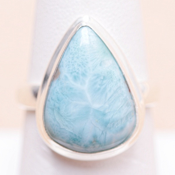 Larimar prsten stříbro Ag 925 28954 - 55 mm (US 7