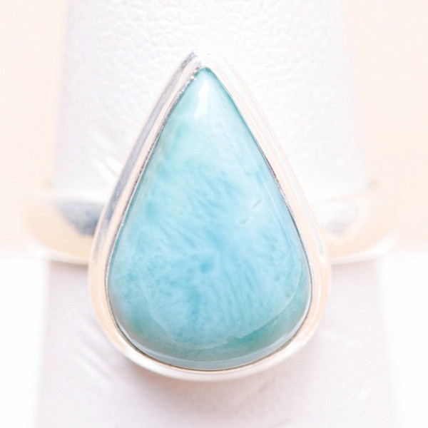 Larimar prsten stříbro Ag 925 28955 - 58 mm (US 8