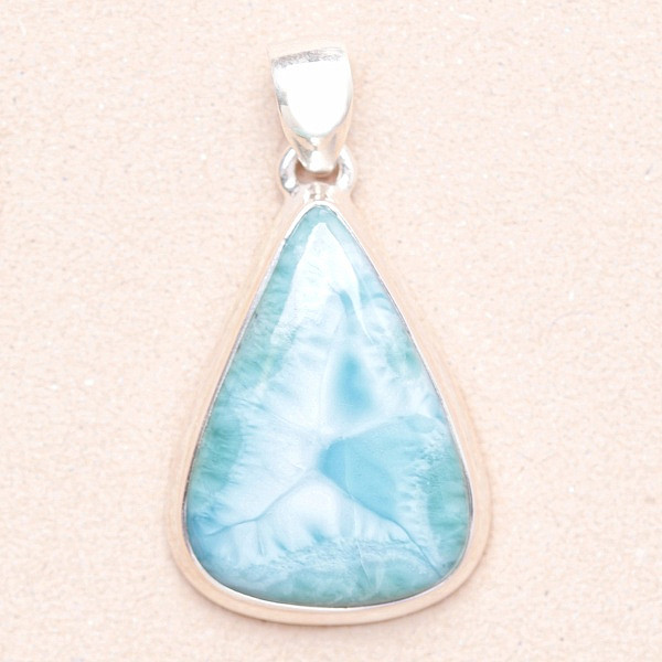 Larimar přívěsek stříbro Ag 925 P2517 - 3 cm