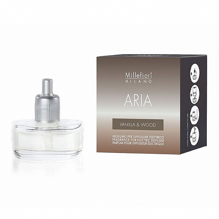 Millefiori Aria Vanilla & Wood náplň do elektrického difuzéru 20 ml - 20 ml