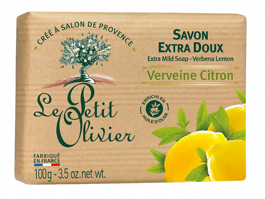 Le Petit Olivier Extra jemné mýdlo - Verbena a citrón