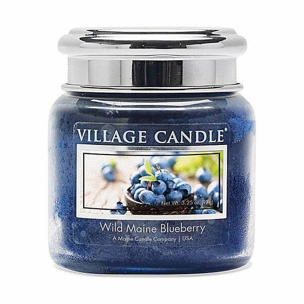 Village candle Wild Maine Blueberry - Divoká borůvka vonná svíčka ve skle 92 g - cca 92 g