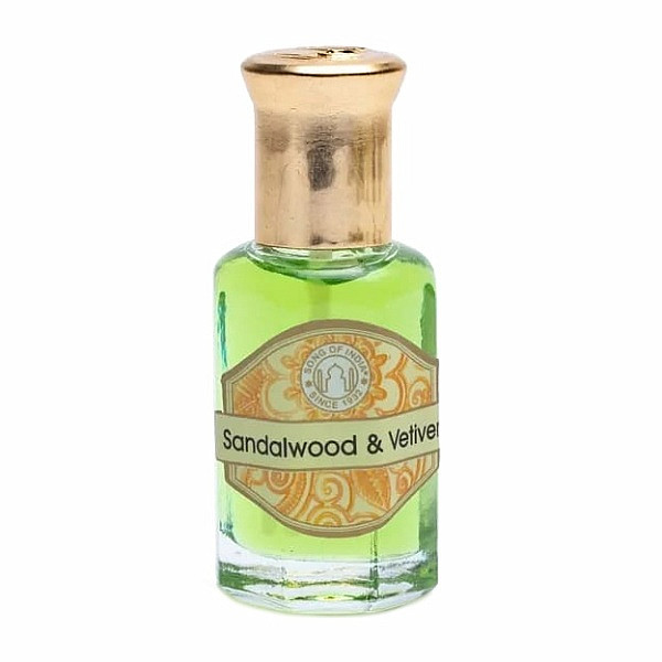 Vůně na textil Ayurveda Sandalwood Vetiver Song of India 10 ml - 10 ml