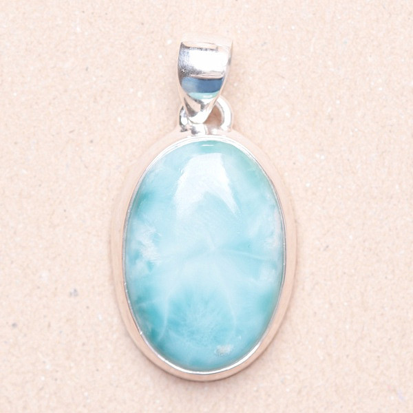 Larimar přívěsek stříbro Ag 925 LOT30 - 2