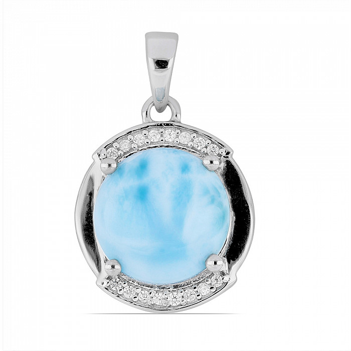 Larimar přívěsek stříbro Ag 925 VP049764 - 1