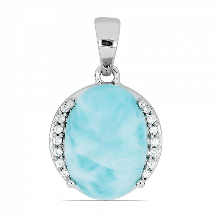 Larimar přívěsek stříbro Ag 925 VP049771 - 1