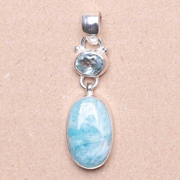 Larimar přívěsek stříbro Ag 925 30796 - 3