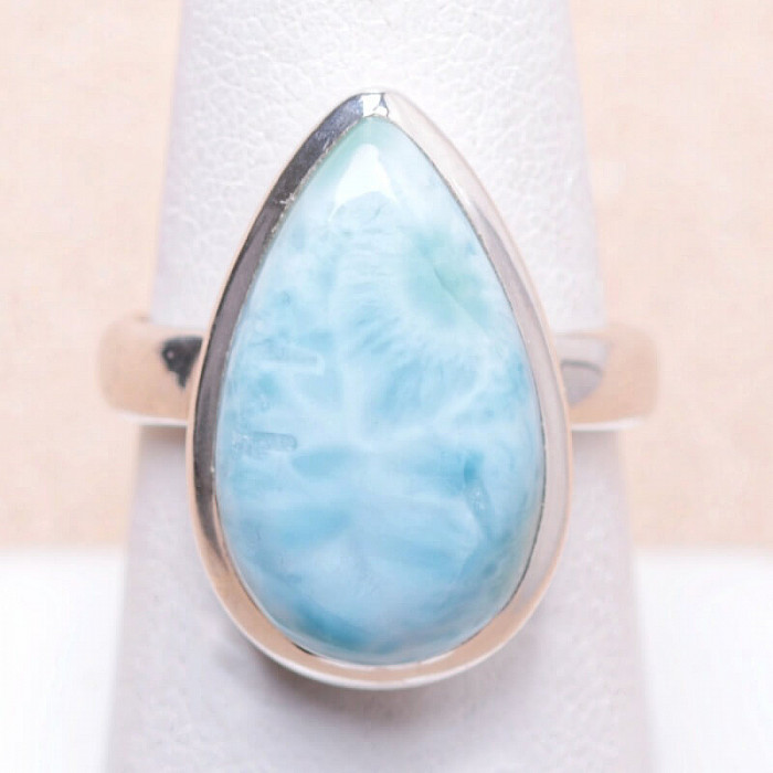 Larimar prsten stříbro Ag 925 R2904 - 56 mm (US 7